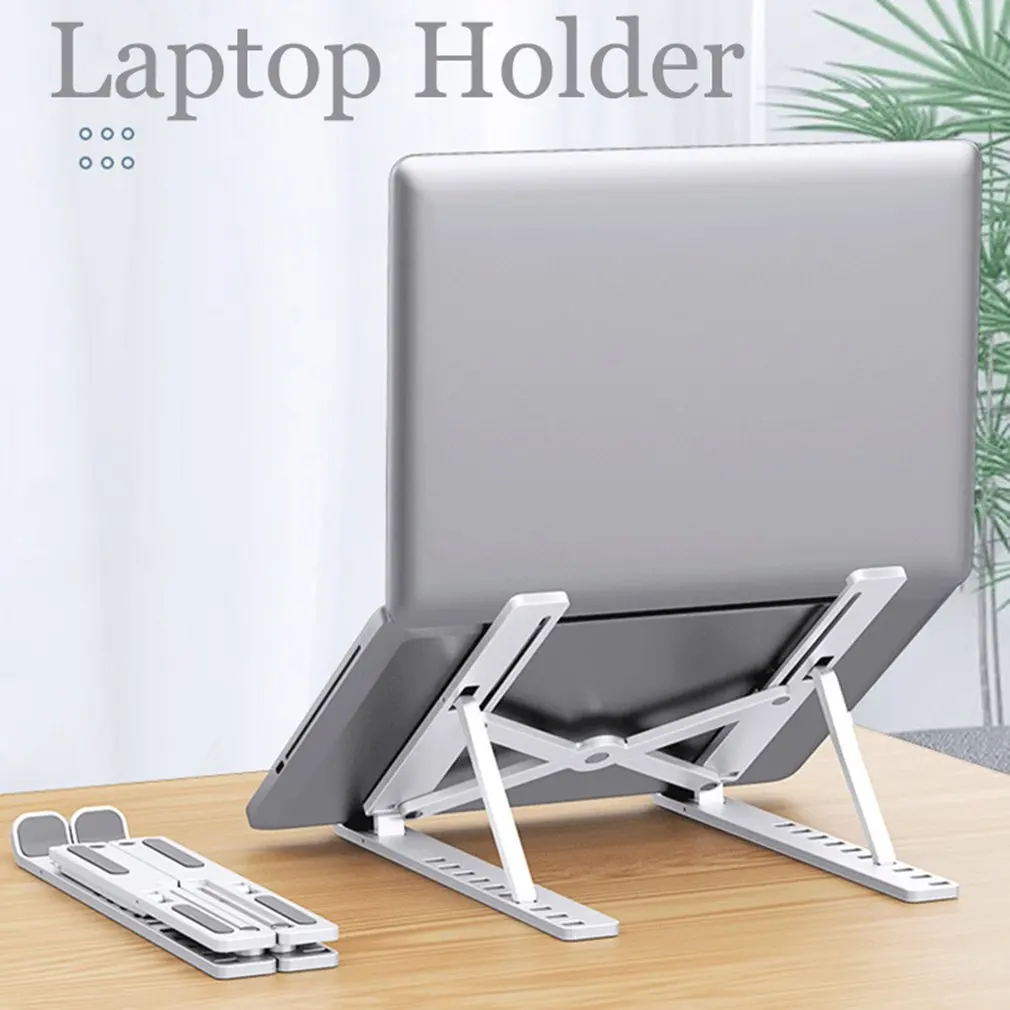 7 Gaten Draagbare Opvouwbare Laptop Stand Antislip Desktop Laptop Houder Verstelbare Hoeken Notebook Beugel Riser Stand