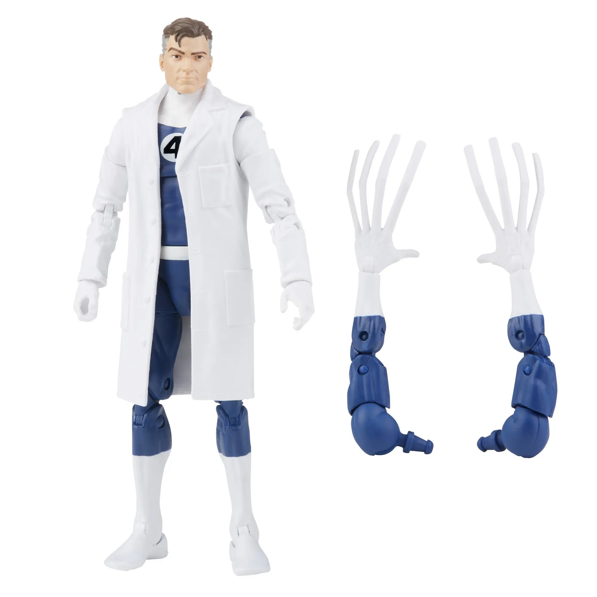 Marvel Legends figura de acción suelta de 6 ", figura de acción de Marvel Legends Fantastic Four Retro Wave Firelord Invisible Woman Mr Fantastic Human Torch