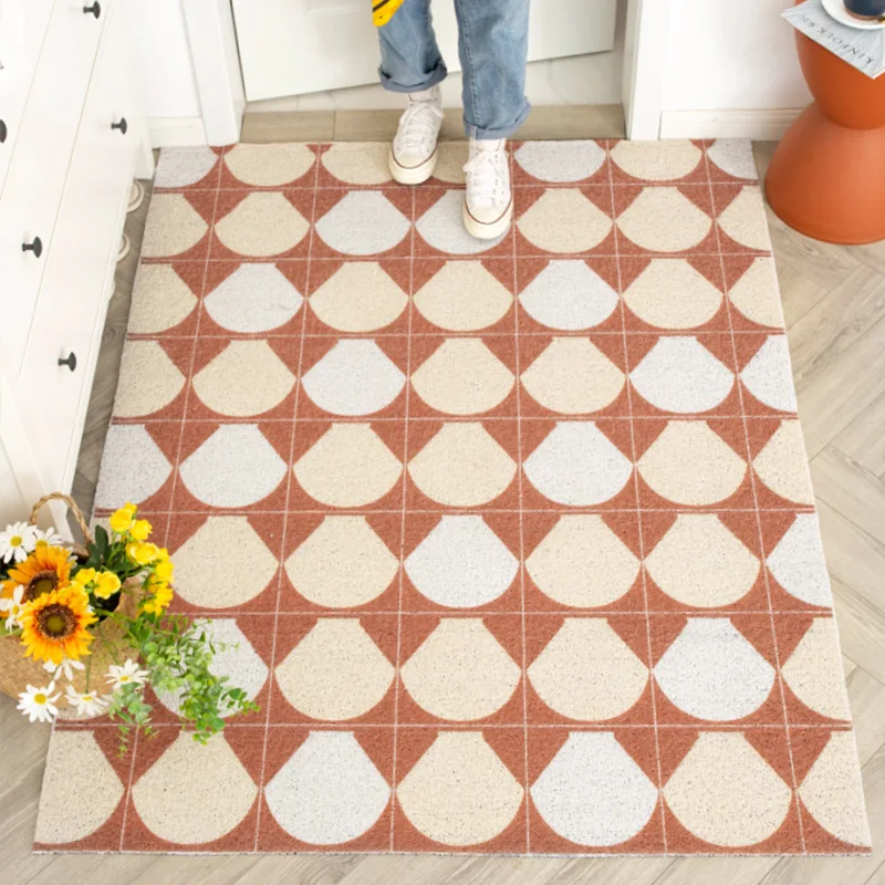 

Nordic INS Entrance Door Mat Carpet Kitchen Mat Bath Mat Can Be Cut Rinse Mud Home Door Mats Anti-slip Custom Hallway Mat Carpet