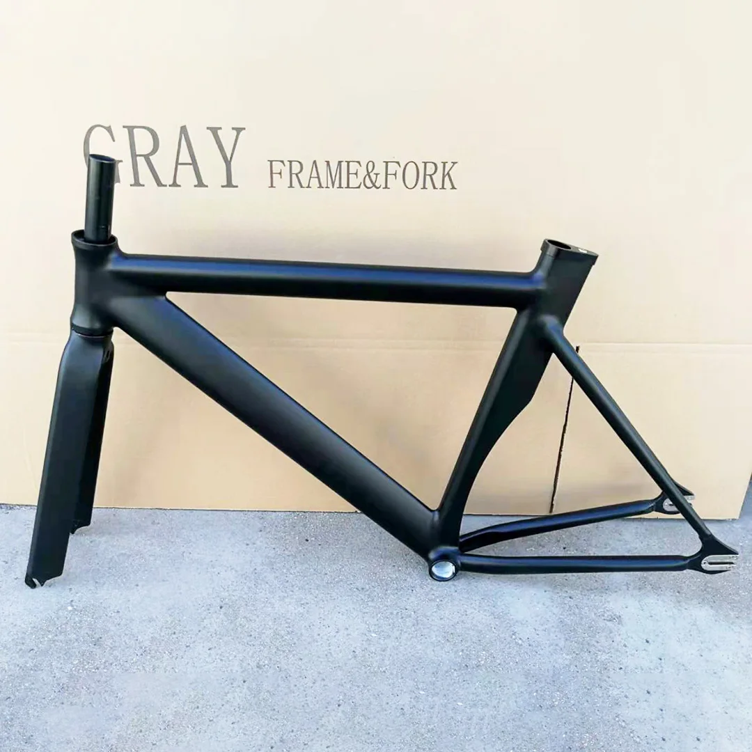 Fixed Gear Bike Frame Aluminum Alloy Fixie Frameset Track Racing Bicycle Cycling Parts Single Speed