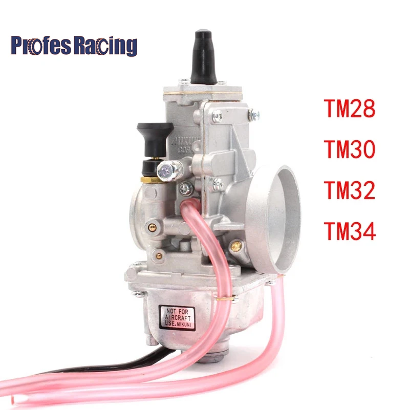 Mikuni TM28 30 32 34 Carburetor Carb Flat Slide 28 30 32 34mm Carburador Spigot TM Carbs For Honda CR250  Kawasaki KX125 150