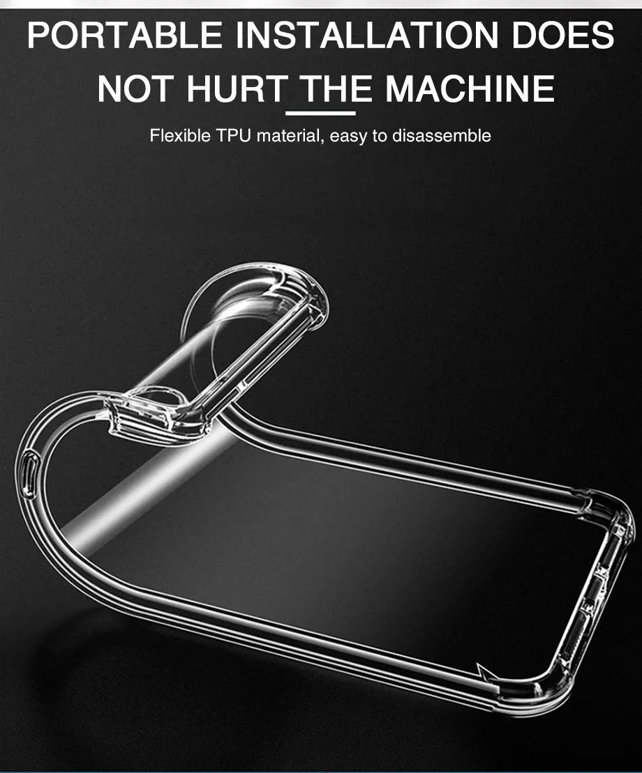 Transparent Shockproof Phone Case For Samsung Galaxy A50 A51 A70 A31 A11 A71 A10 A20E A20 A30 A50S A12 A30S Silicone Back Cover