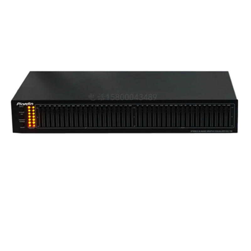 Equalizzatore Audio professionale EQ Stereo a 40 segmenti, doppio equalizzatore Audio febbre Bluetooth Stage/KTV a 20 segmenti