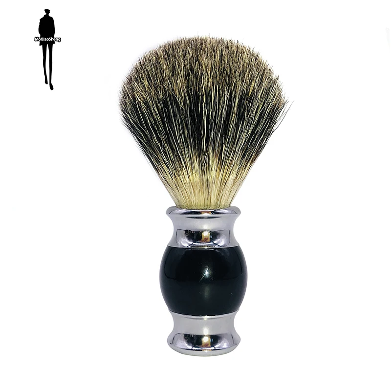 

Beard Brush Mane Shaving Brush Soft And Comfortable Brush Head Multifunctional Makeup Brush Metal Resin Handle Best Gift For Men