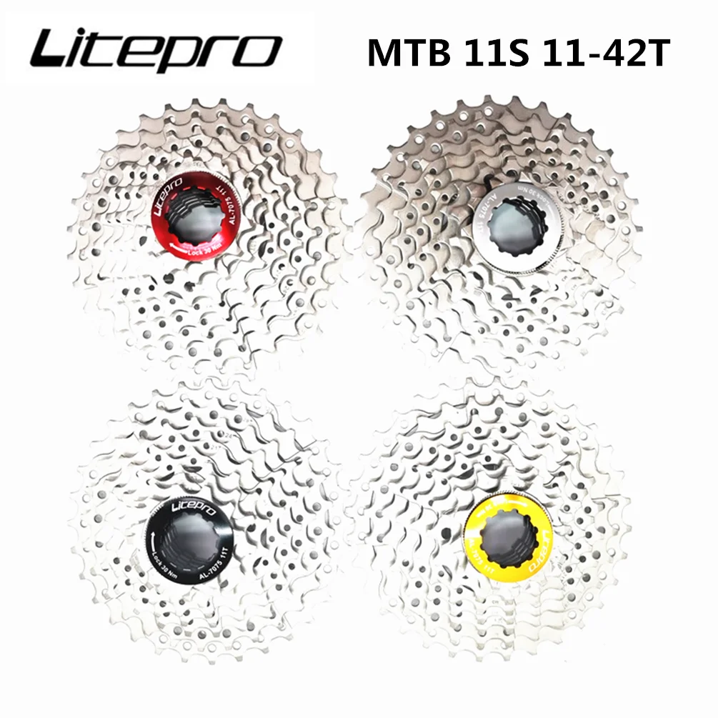 

Litepro Folding Bike Cassette Freewheel 11S 11-42T Cassette Fleewheel Sprockets For Shimano MTB Mountain Bicycle