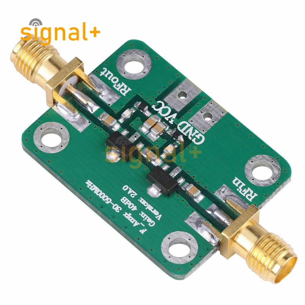 30-4000MHz 40dB Gain RF Broadband Amplifier Module for FM HF VHF/UHF 50Ω ubs High Frequency Amplifier Board Gain Module