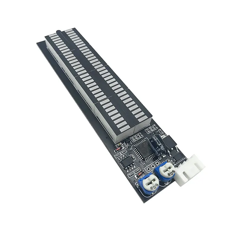 Dual 32เสียงตัวบ่งชี้ระดับสเตอริโอ Spectrum เครื่องขยายเสียง LED ปริมาณจอแสดงผล VU Meter สำหรับรถยนต์ MP3ผู้เล่น Light บรรยากาศ