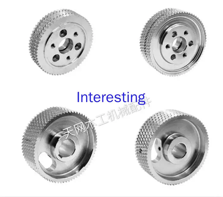 

Woodworking Four-sided Planing Steel Wheel, with Keyway, Six-hole Steel Wheel, Woodworking Machinery Parts