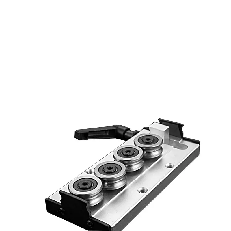 Built-in Double-axis Guide Rail Square Aluminum Roller Bearing Industrial Track SGR25 + 5-wheel Slider 3-wheel Slider + Locking