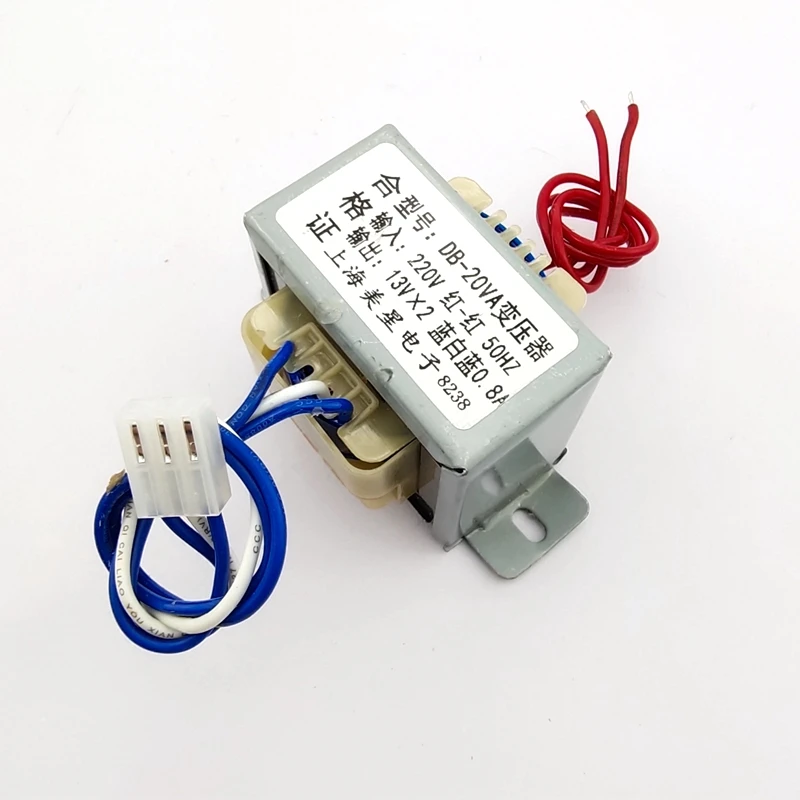 transformers type transformer 220V to 13V*2 double 13V 0.8A power 20W full copper power amplifier transformer