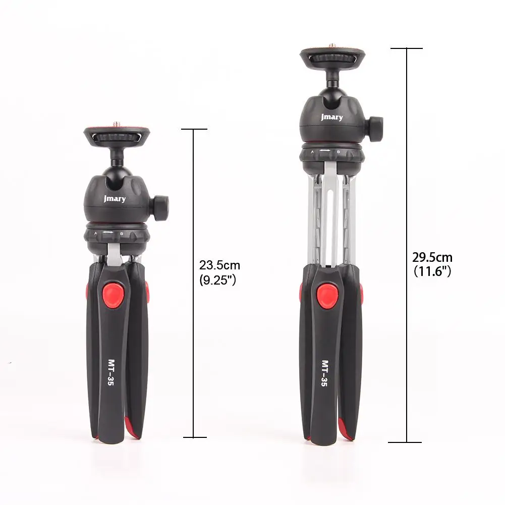 Оригинальный настольный штатив для Jmary MT-35, удобный телескопический мини-штатив с мобильным электронным зажимом для мобильных/зеркальных/цифровых камер
