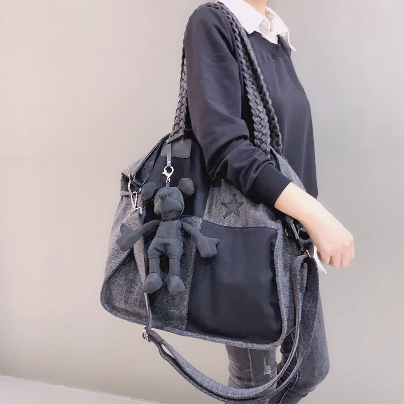 Fashion Cowboy Women's Crossbody Bag for Large Capacity Vintage Travel Shoulder Bag Female Totes Handbag Bolsos Mujer Sac A Main