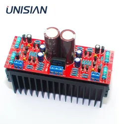 UNISIAN Class-AB 2.0 Channels Audio amplifier board High power 2X80W TTA1943 TTC5200 class AB Hifi stereo audio amplifiers