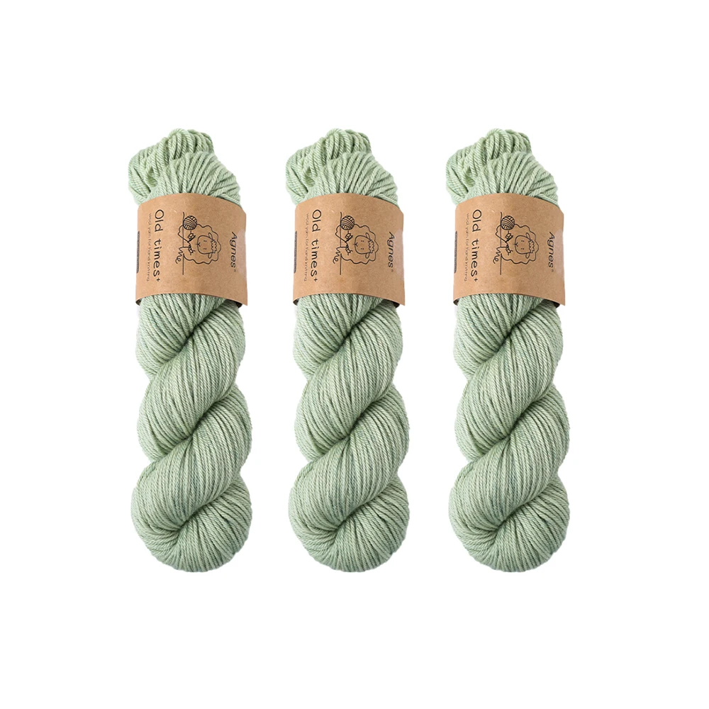 3 stks Breigaren Merinowol Hand Zachte Trui Sjaal Hoed Geweven Regenboog Baby DK Draad 100g/Strand