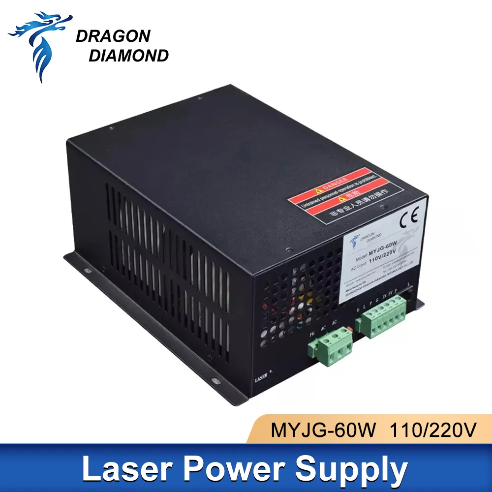 

Original MYJG-60W Co2 Laser Power Supply Laser Engraver For Co2 Laser Engraving Cutting Machine Category