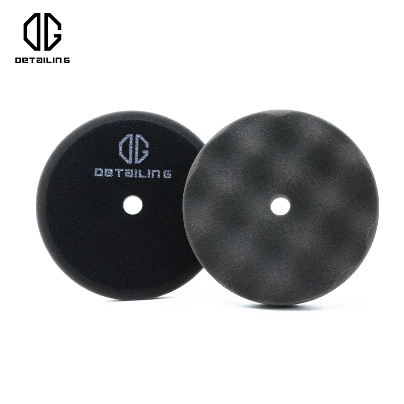 North Wolf  6 inch Convex Hook and Loop Car Care Wave Pattern Foam Polishing Pad for Car Polisher