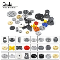 5-50Pcs High-Tech Gears Parts Compatible MOC Brick 10928 Gears 6589 Parts 6-40 teeth 3648 32270 3649 94925 parts DIY Toys