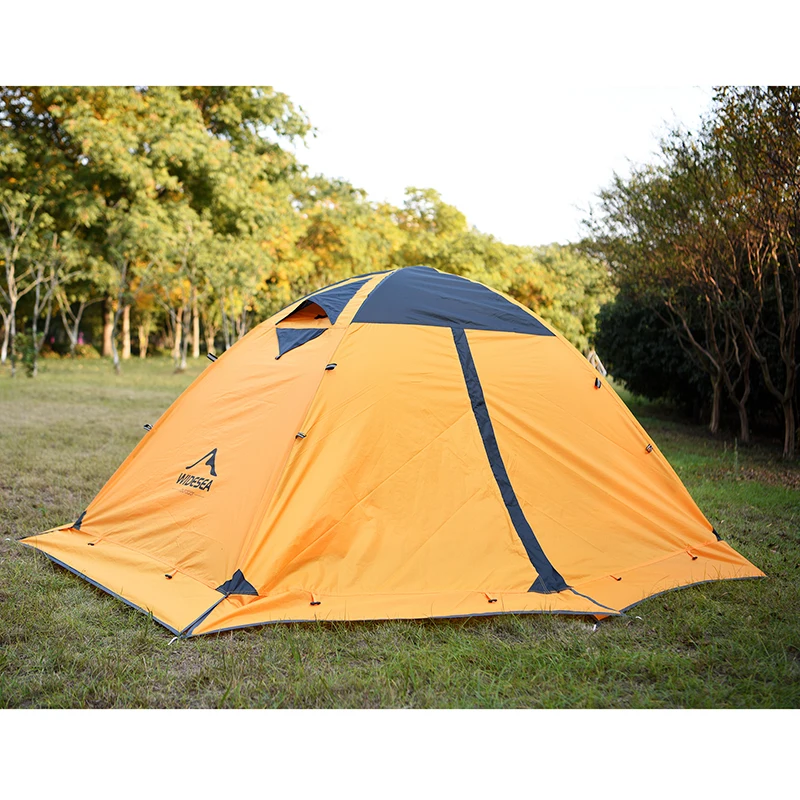 Widesea Camping Tent Tourist 2 Person Winter Tent Outdoor  4 Season Aluminum Rod with Snow Skirt