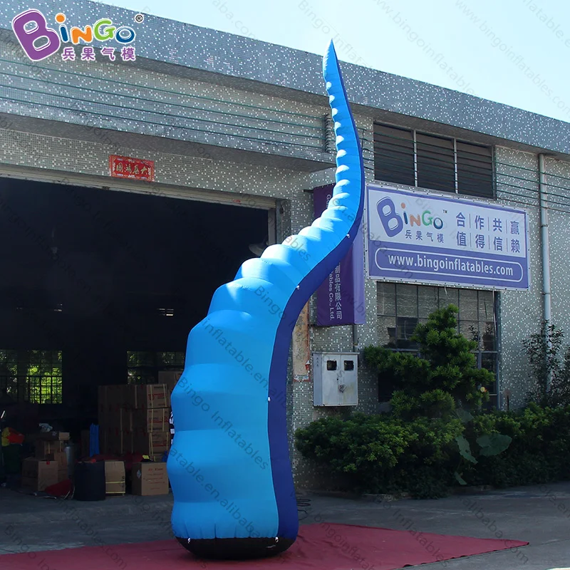 Exquisite inflatable octopus tentacle model for ocean theme event decoration / blue octopus tentacle balloon toys for sale