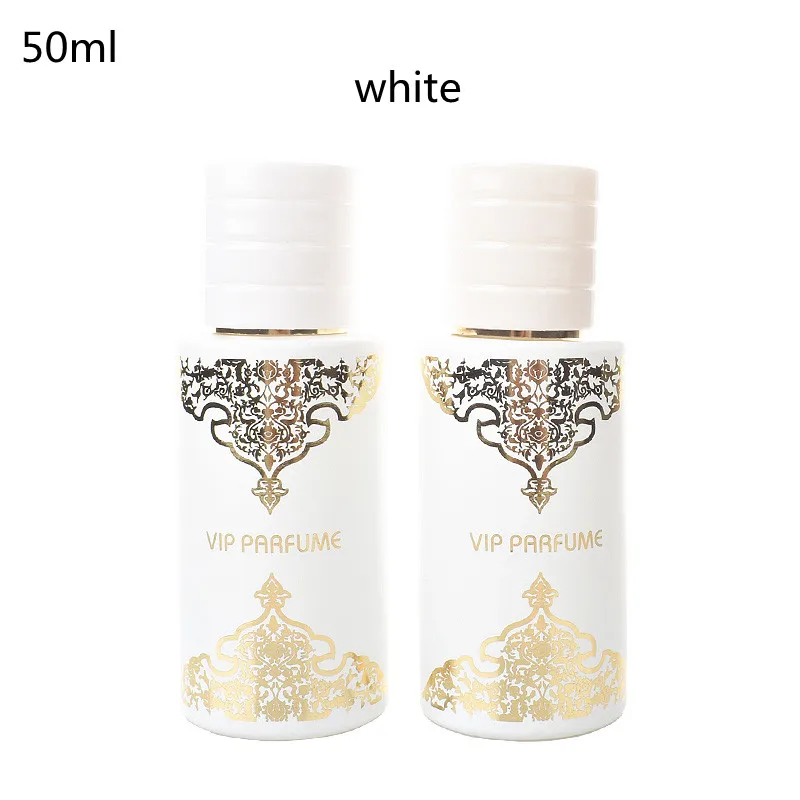 50Ml ใหม่ Perfum ขวดรีฟิลขวดปั๊มทองสูงแก้วสเปรย์ Fine Mist ขวดที่ว่างเปล่าแต่งหน้าขวดรีฟิลขวด