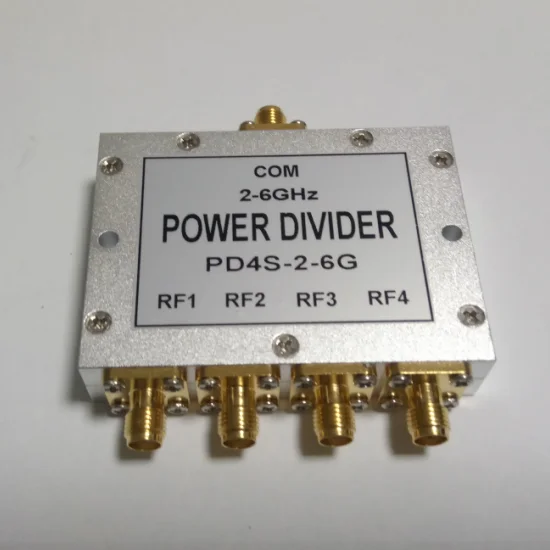 

2-6G, WIFI, One to Four, 2.4G, 5G Power Divider, Four Power Divider, Test Grade, Microstrip Power Divider SMA