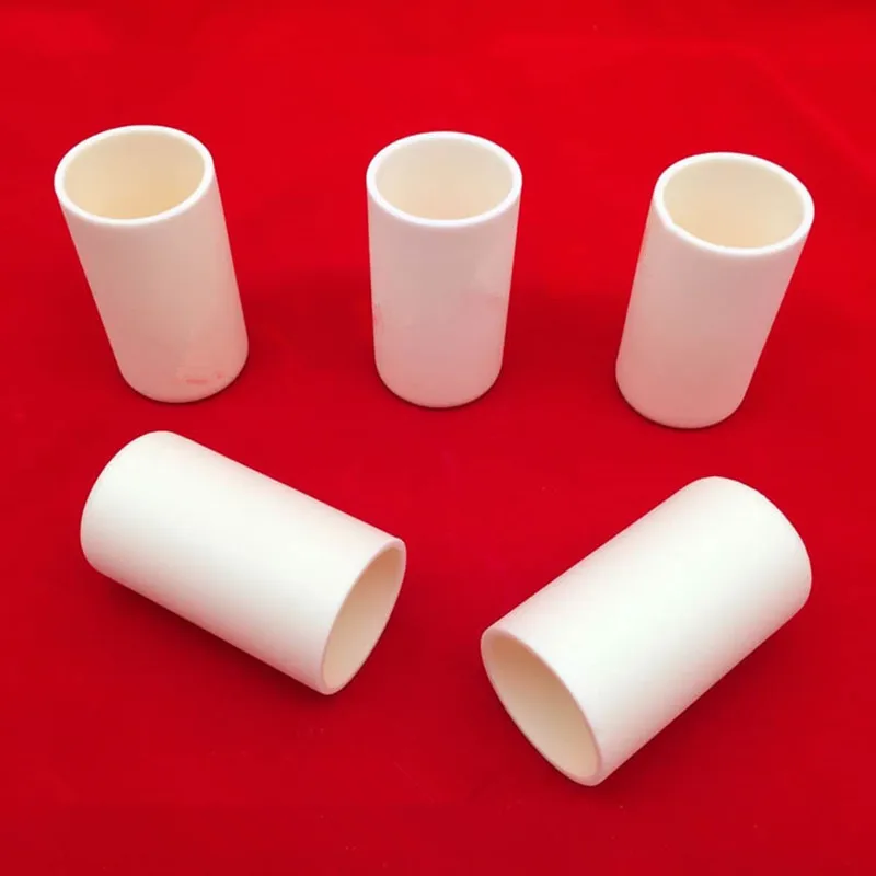 

99.5% Cylindrical corundum crucible/Alumina ceramic crucible/ 60ml/40x70mm/ 50x50mm/sintered ceramic crucibl