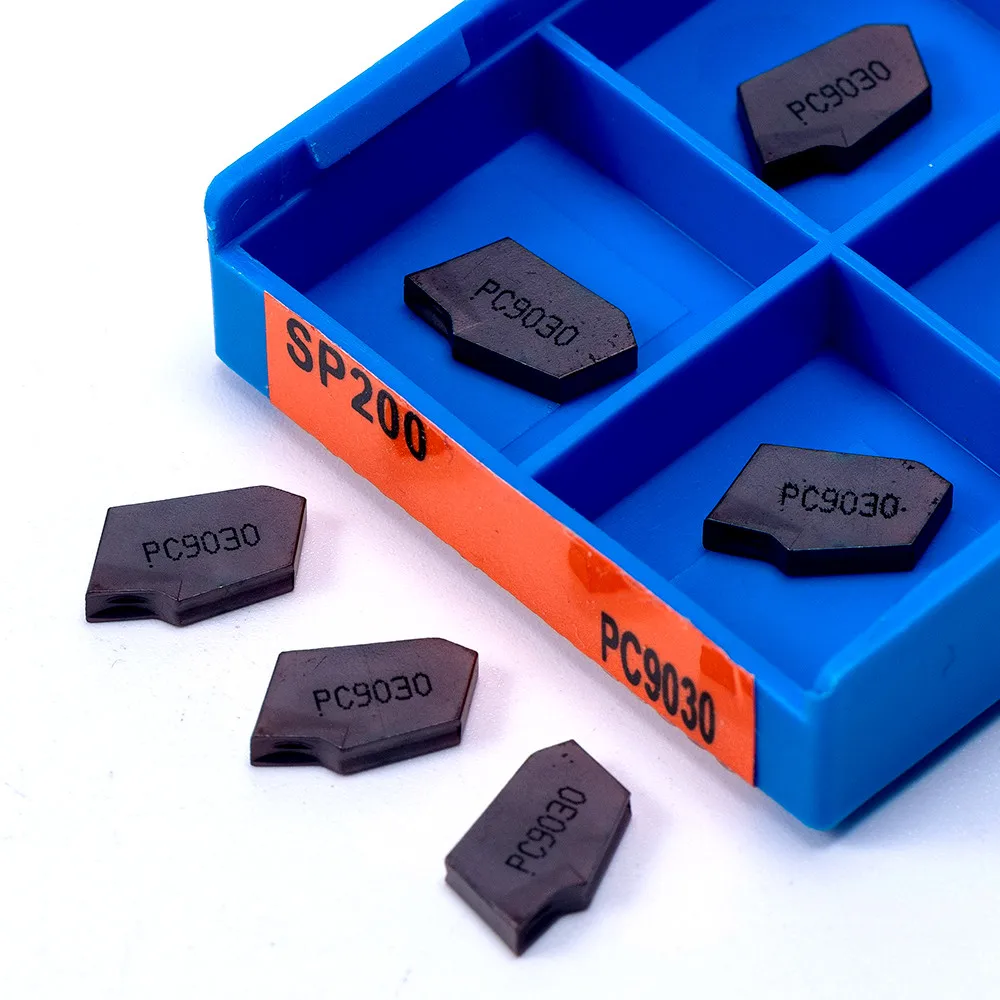 SP200 PC9030 NC3020 NC3030 2 millimetri 10pcs Scanalatura Inserti In Metallo Duro Tornio Utensili di Tornitura SP 200 Tornio Scanalatura Inserti di tornitura inserto