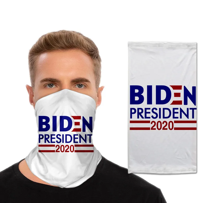 Joe Biden 2020 Printed Face Mask Half Sun Dust Protection Scarf Seamless Durable Face Bandana