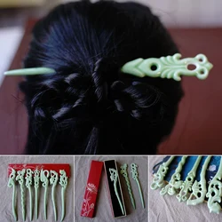 Vintage Ceramics Hairpin Elegant Hair Stick Chinese Hanfu Hair Accessories Simple Tiaras Vintage Cheongsam Decor Hair Jewelry