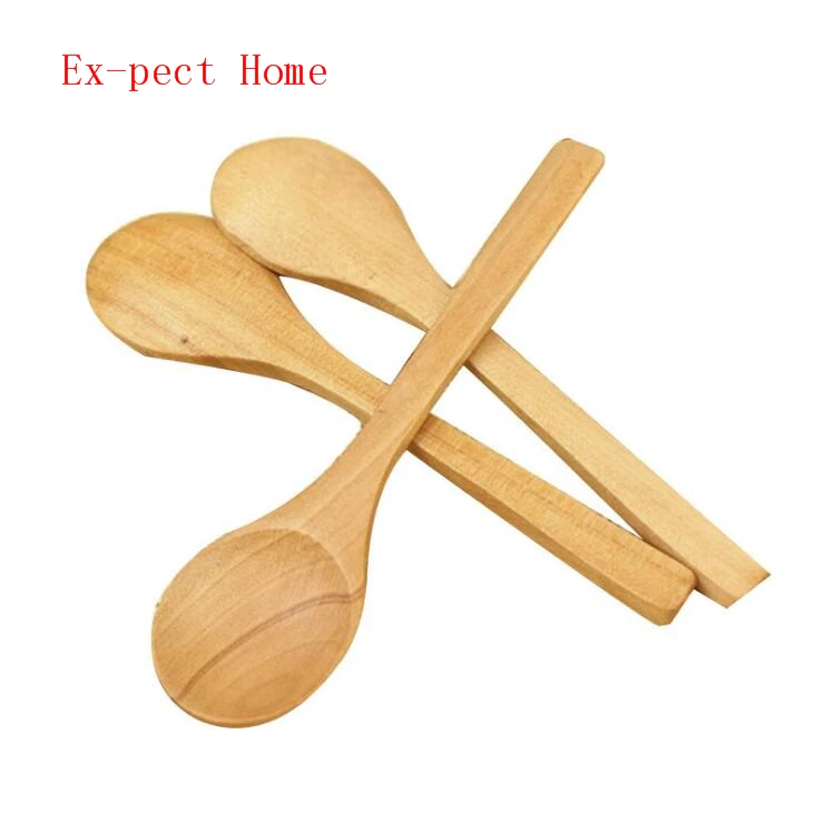 

1000pcs Mini Wooden Spoon Kitchen Cooking Tea spoon Utensil Coffee Spoon Ice Cream Tableware