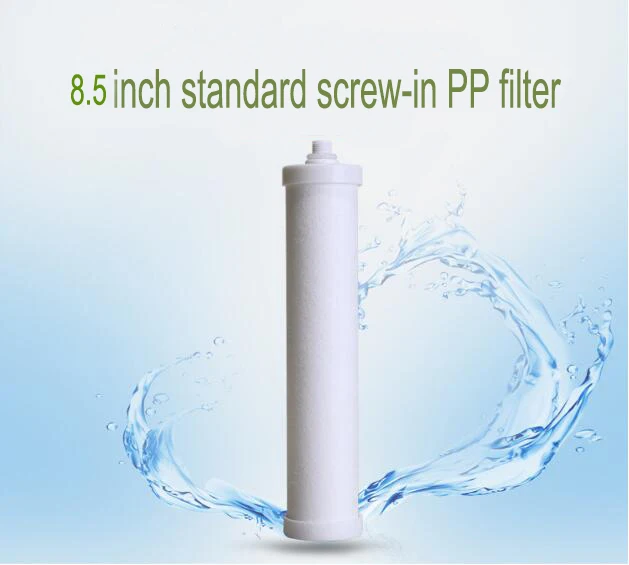 Cartucho PP de porta rosqueada de tamanho especial de 9 "(5 mícrons)/substituição de filtro PP/vela de filtro de água para filtros de água da torneira