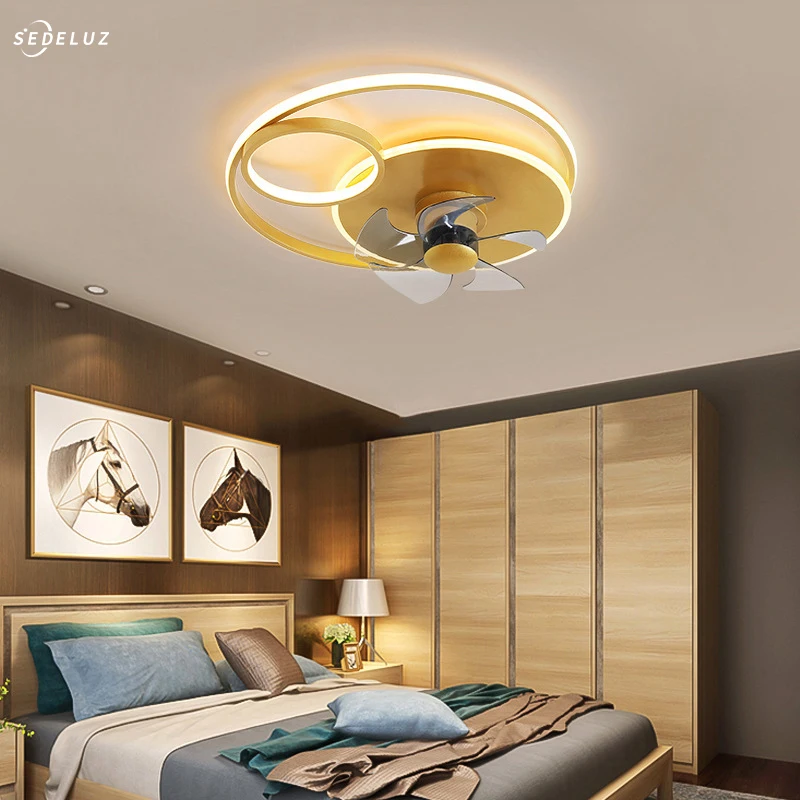 Modern Remote Control Ceiling Fan Light Bedroom Dining Room Living Room Light Minimalist Ceiling Fan Light