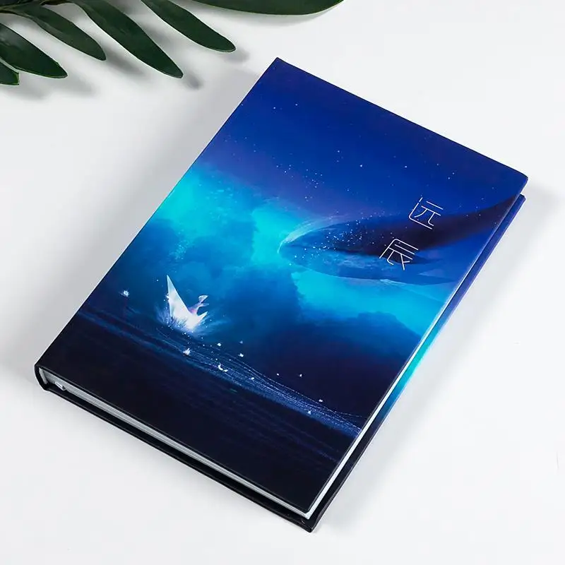 Starry sky color page diary manual account book net red literature and art exquisite notebook student high appearance Notepad