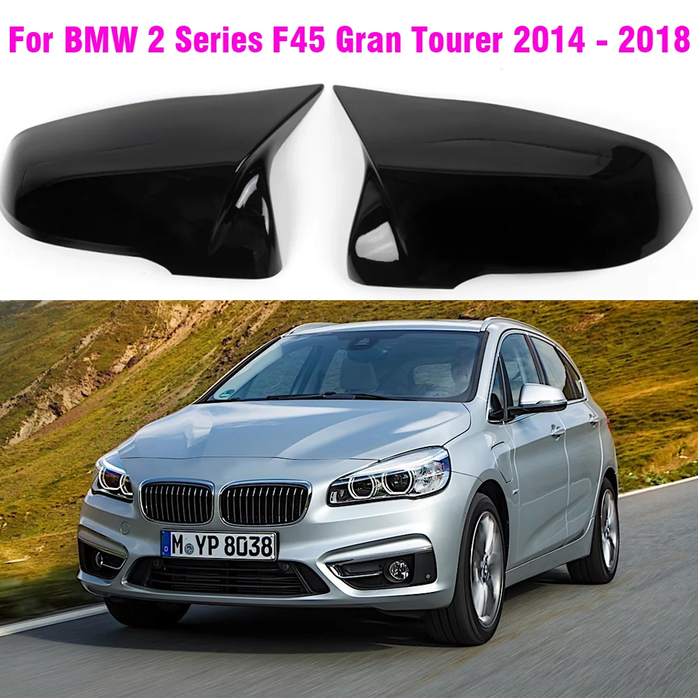 

Глянцевый черный чехол для зеркала заднего вида BMW F45 F46 2 Series Touring