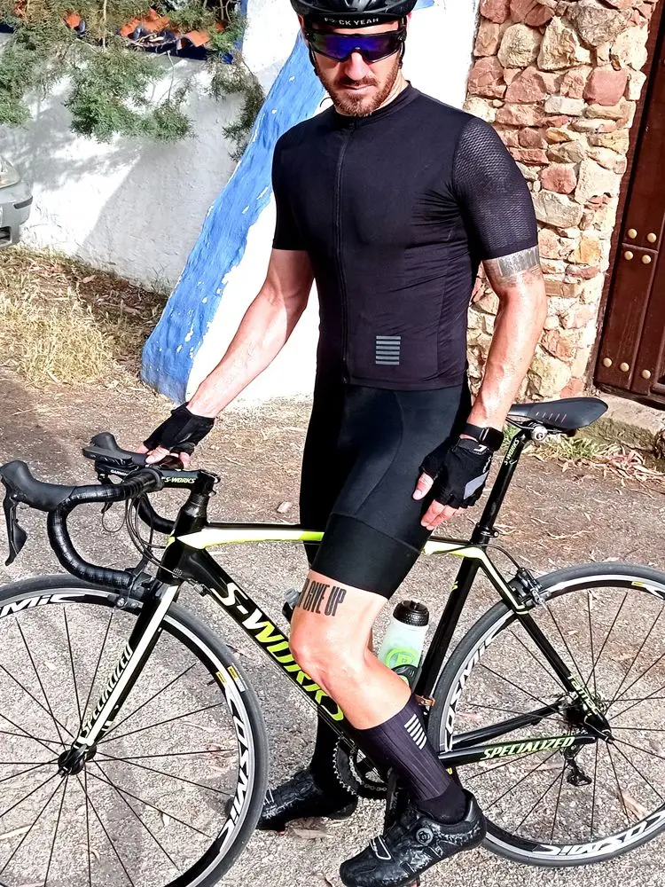 YKYWBIKE Männer Sommer Kurzarm Radfahren Jersey Neue Farbe Atmungsaktive Shirts MTB Maillot Rennen Rennrad Tops Fahrrad Kleidung – Detail 11