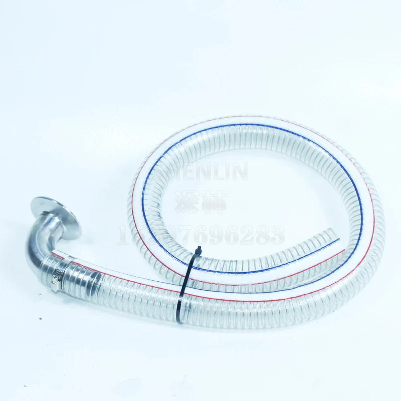 Tubo de desenho da máquina de enchimento do pistão tubo de sucção de pvc insípido para transportar e fornecer material líquido od32mmx2m