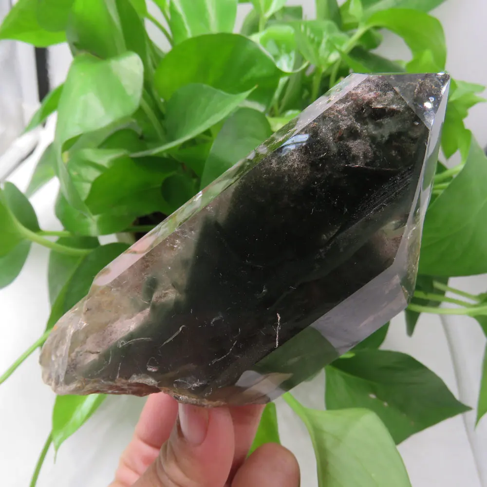 266g RARE Natural Green Phantom Quartz Crystal Stone Mineral Specimen Reiki Healing