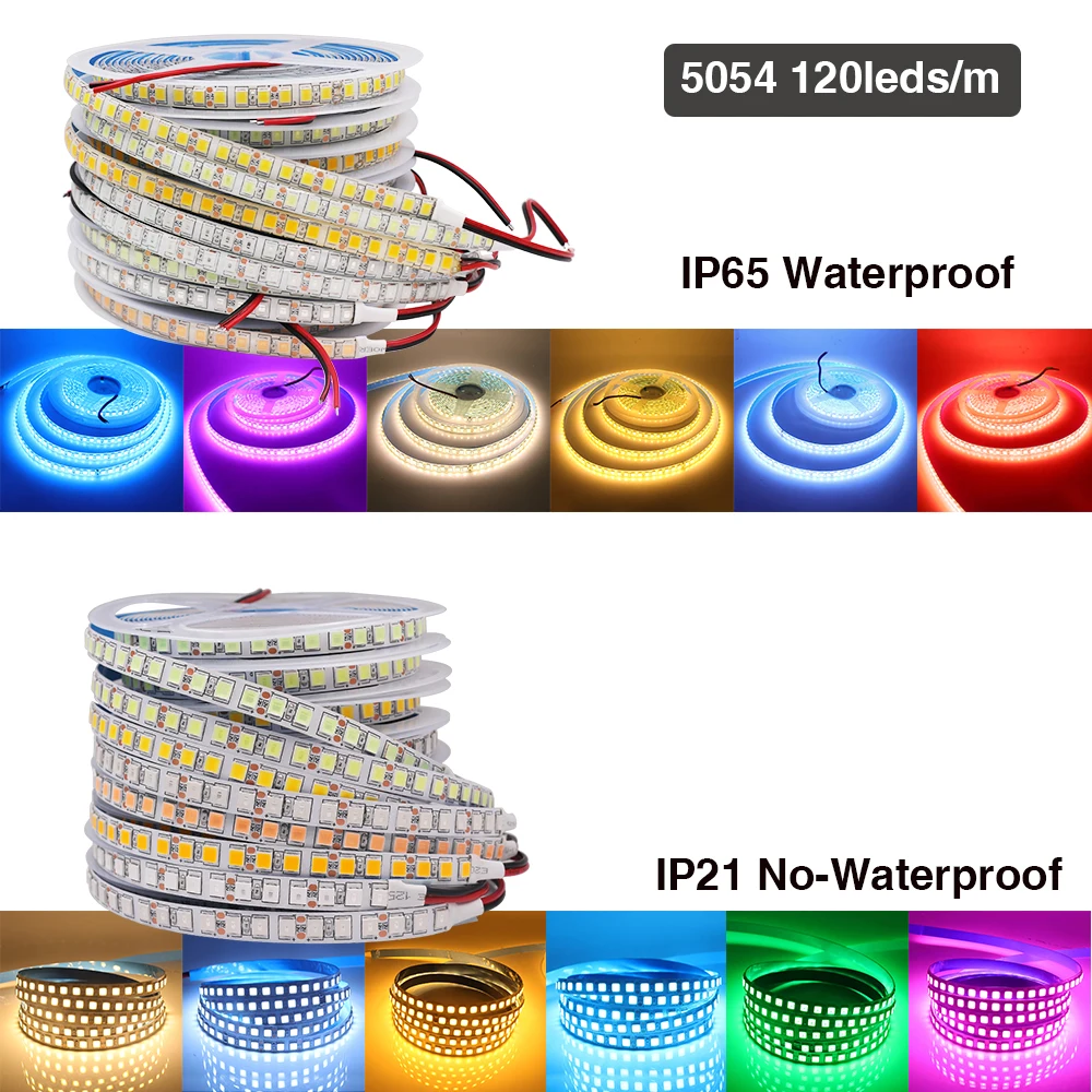 Светодиодная лента 12 В постоянного тока, 60 светодиодов, 120 светодиодов/м SMD 5630, 5730, осветительная лампа s 5050, 2835, фотолампа, Светодиодная лента 5 м/лот