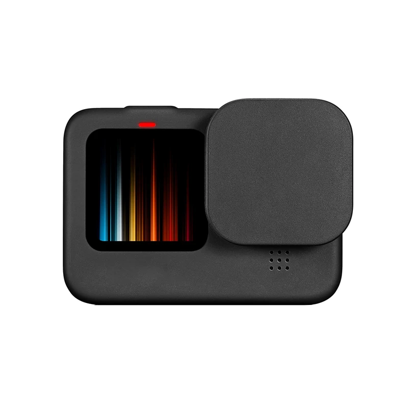 レンズカバー軟質プラスチックtpuプロテクター移動プロヒーロー9/10黒アクションカメラ移動プロ10/9アクセサリー