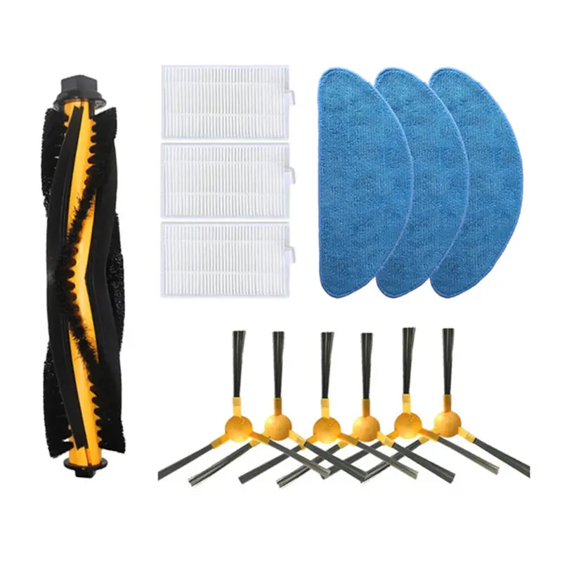 Vacuum Cleaner Main Brush Side Brush HEPA Filter Mop Cloth for Blaupunkt Bluebot BPK-VCBB1XB Robotic Vacuum Cleaner Parts
