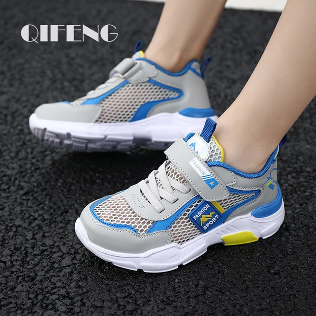 Zapatos informales para ninos calzado deportivo ligero de malla para estudiantes de verano de 5 8 9 10 12 y 13 anos zapatillas gruesas de moda para ninos Tenis AliExpress 1501