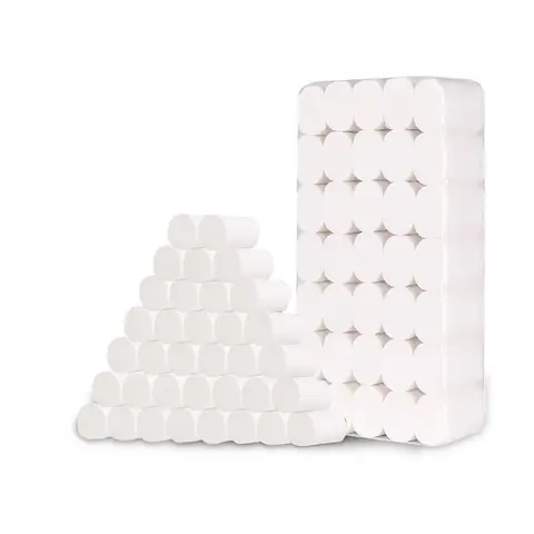 2 Rolls/Lot 5 Layer Toilet Paper Tissue Home Bathroom Toilet Roll Paper Soft Toilet Paper Skin-friendly Paper Towels