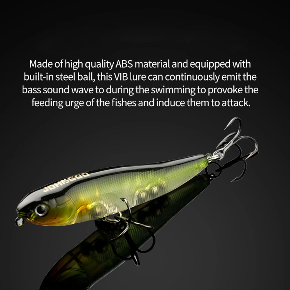 Johncoo Topwater Pencil 75mm – Señuelo Walk The Dog para lubina y lucio