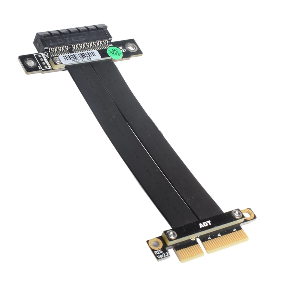 R22SF PCIe 3.0 x4 Male to Female Extension Cable PCI Express Gen3 Motherboard Graphics SSD Extender Conversion Riser Card Cable