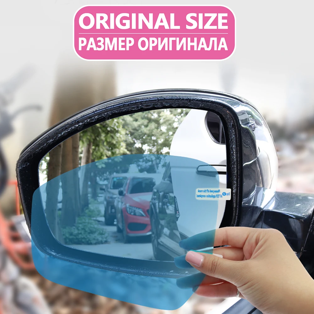 for Volkswagen VW Touareg 2011~2018 7P Full Cover Anti Fog Film Rearview Mirror Rainproof Anti-Fog Films Clean Car Accessories