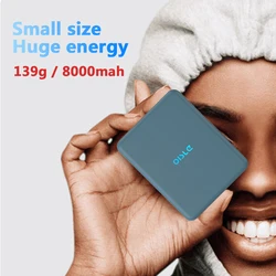 OISLE 8000mah Magsafe Power Bank Dual PD Fast Charger Wireless Portable External Battery Magnetic For Iphone 12 13 14 15 proMax