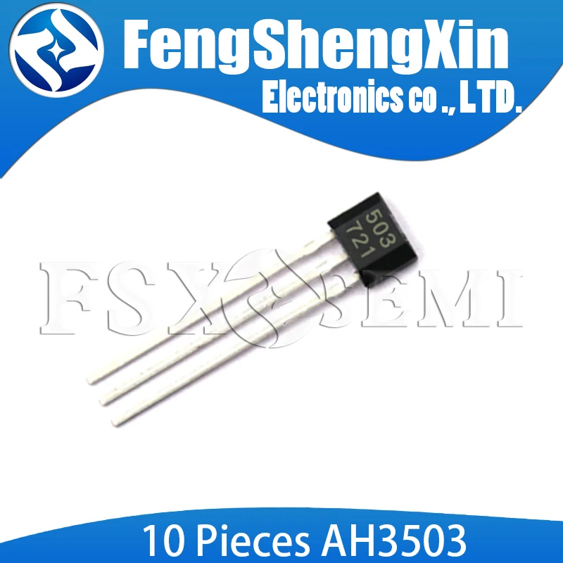 10pcs/lot New AH3503 TO-92 3503 TO-92UA UGN3503UA UGN3503 AH3503U  Linear Hall-Effect Sensors