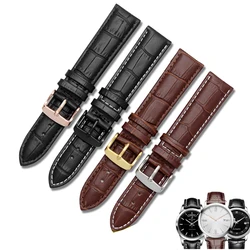 for Brand Genuine Leather Black Watchband Straps size 12mm 14mm 15mm 16mm 18mm 19mm 20mm 21mm 22mm 24mm Watch wristband Bracelet