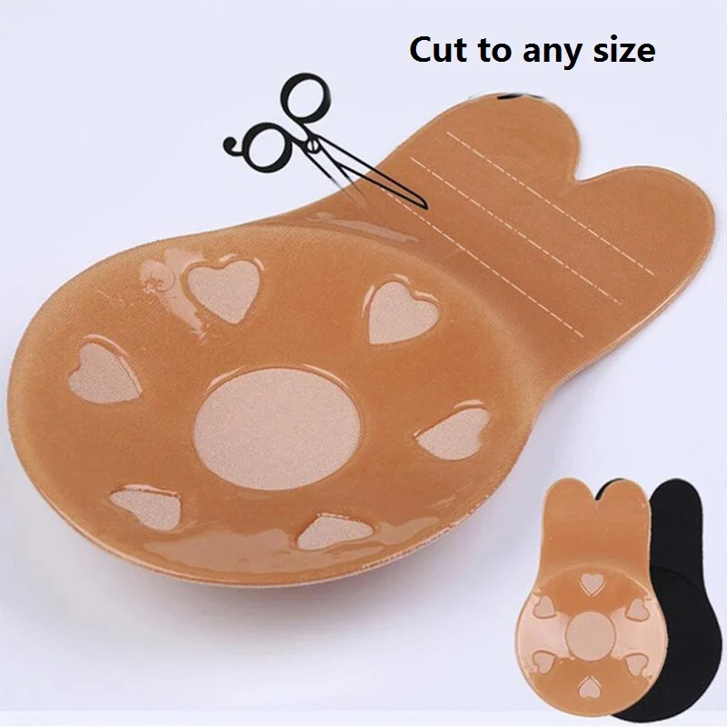 Pétalas de mama de silicone reutilizáveis para mulheres, tampa do mamilo, adesivo pétala invisível, sem alças, sem encosto, stick on sutiã, adesivos de mama de silicone