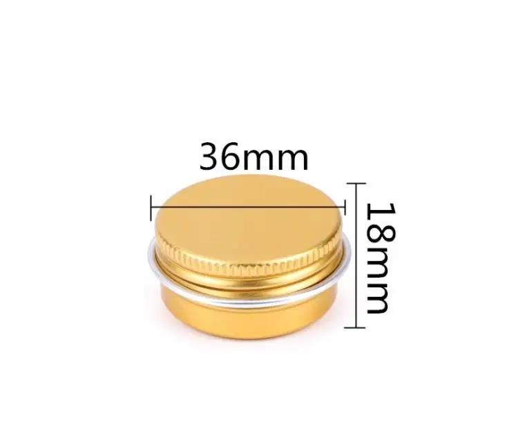 1000pcs 10g 30g 60g/ml Aluminum Tin Jar For Hand Face Cream Containers And Cosmetic Scents Candles SN1796